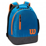 Детский теннисный рюкзак Wilson Junior Backpack blue/orange 